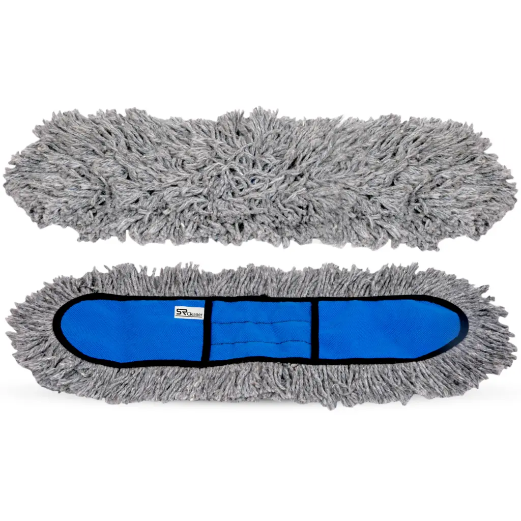 S R Cleaner 24" Gray Cotton Dry Mop Refill.